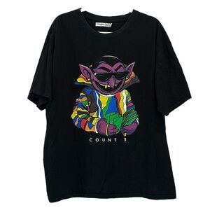 Headgear Classics Rare The Count $ Dracula Black 2XL Tshirt Nostalgia Co.​​​​​